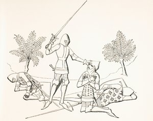 Conferring Knighthood on the Field of Battle After the Recipient Has Killed Two of the Enemy, from 